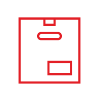 Inventory visibility icon of a magnifying glass